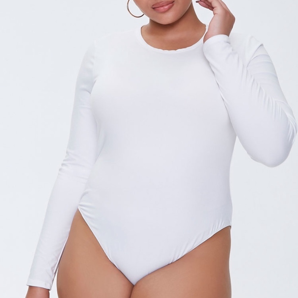 Brand new white body suit
